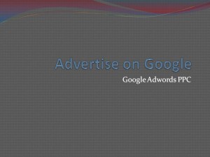 Advertise on Google, Advertise in Google