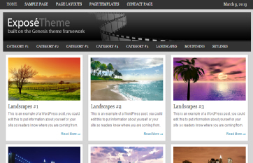 Expose WordPress Photography themes