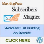 newsletter plugin wordpress-maxblogpress subscribers magnet
