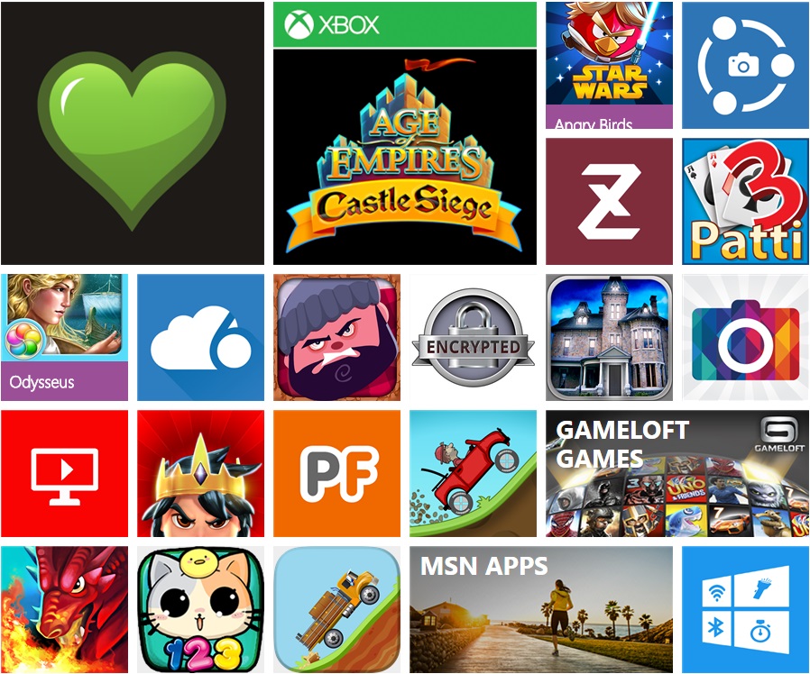 windows 8 phone apps