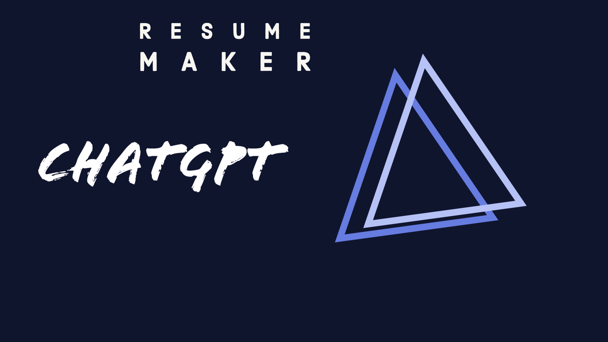 chatGPT free resume maker